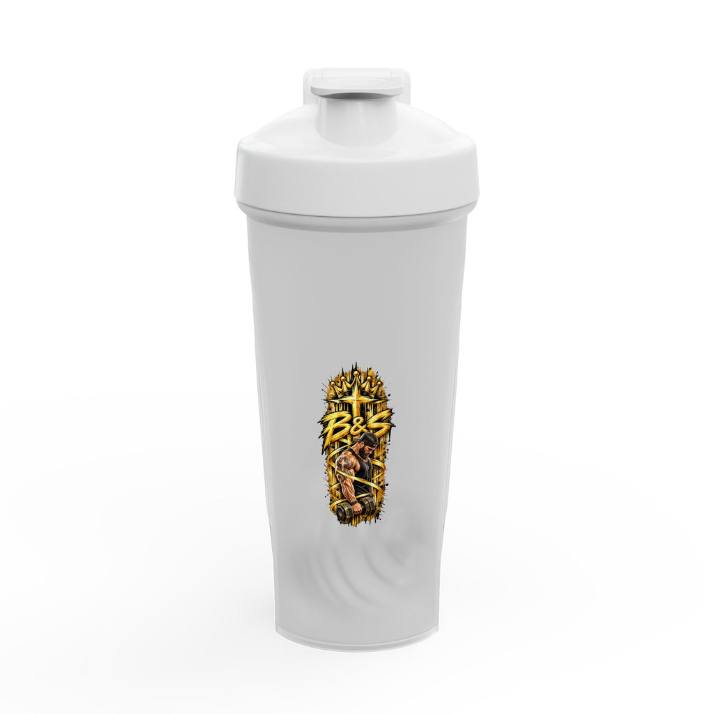 Protein Shaker Bottle — 'B&S' Camo Fitness Shaker for Gym, Workouts & Meal Prep
