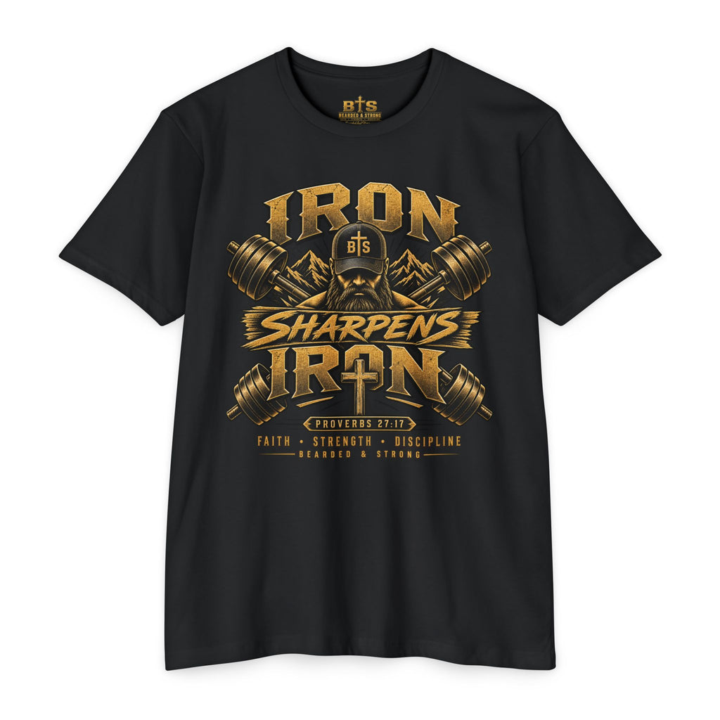 Iron Sharpens Iron – Faith • Strength • Discipline | Bearded & Strong