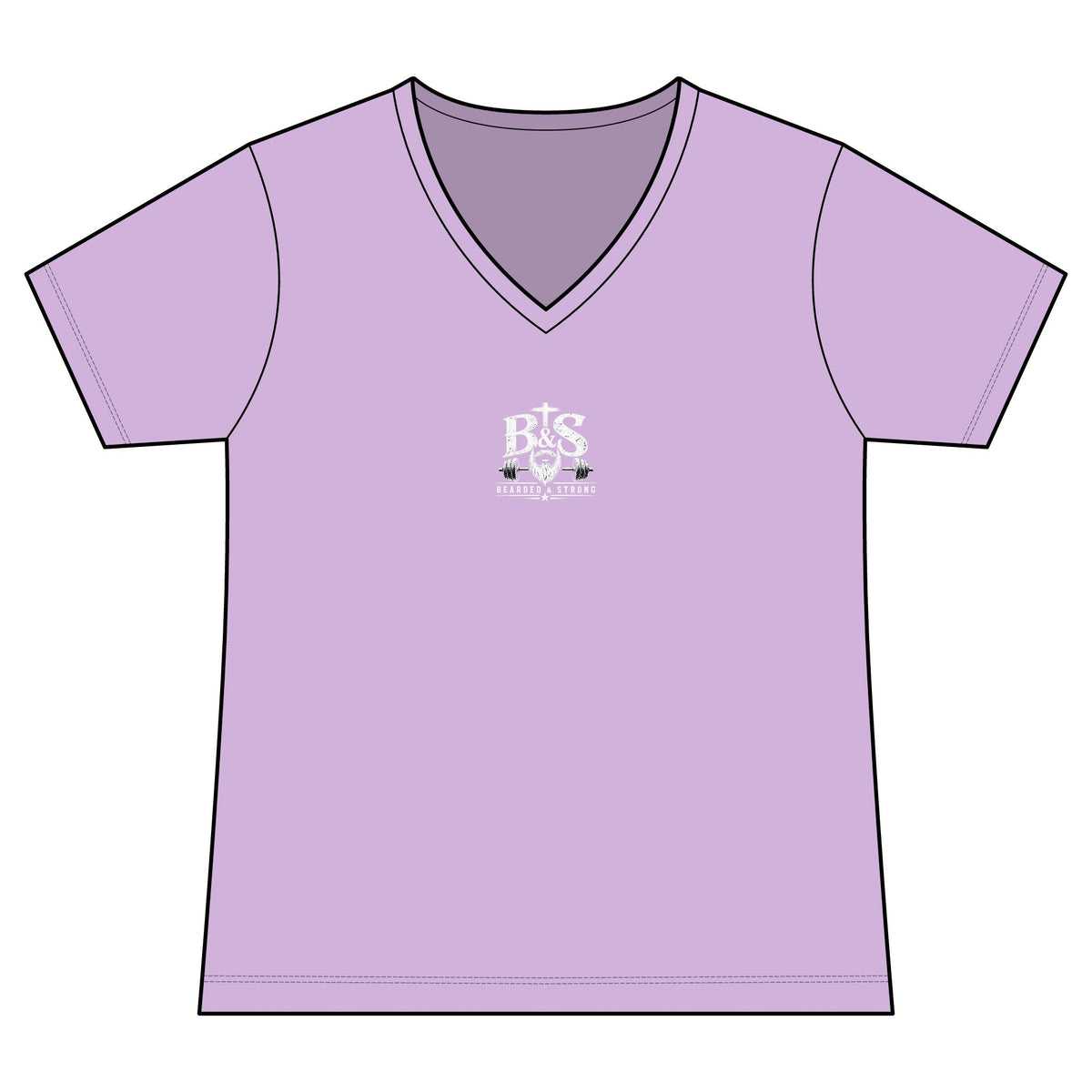 Still Standing V-Neck Tee — Inspirational Fitness Women’s Shirt