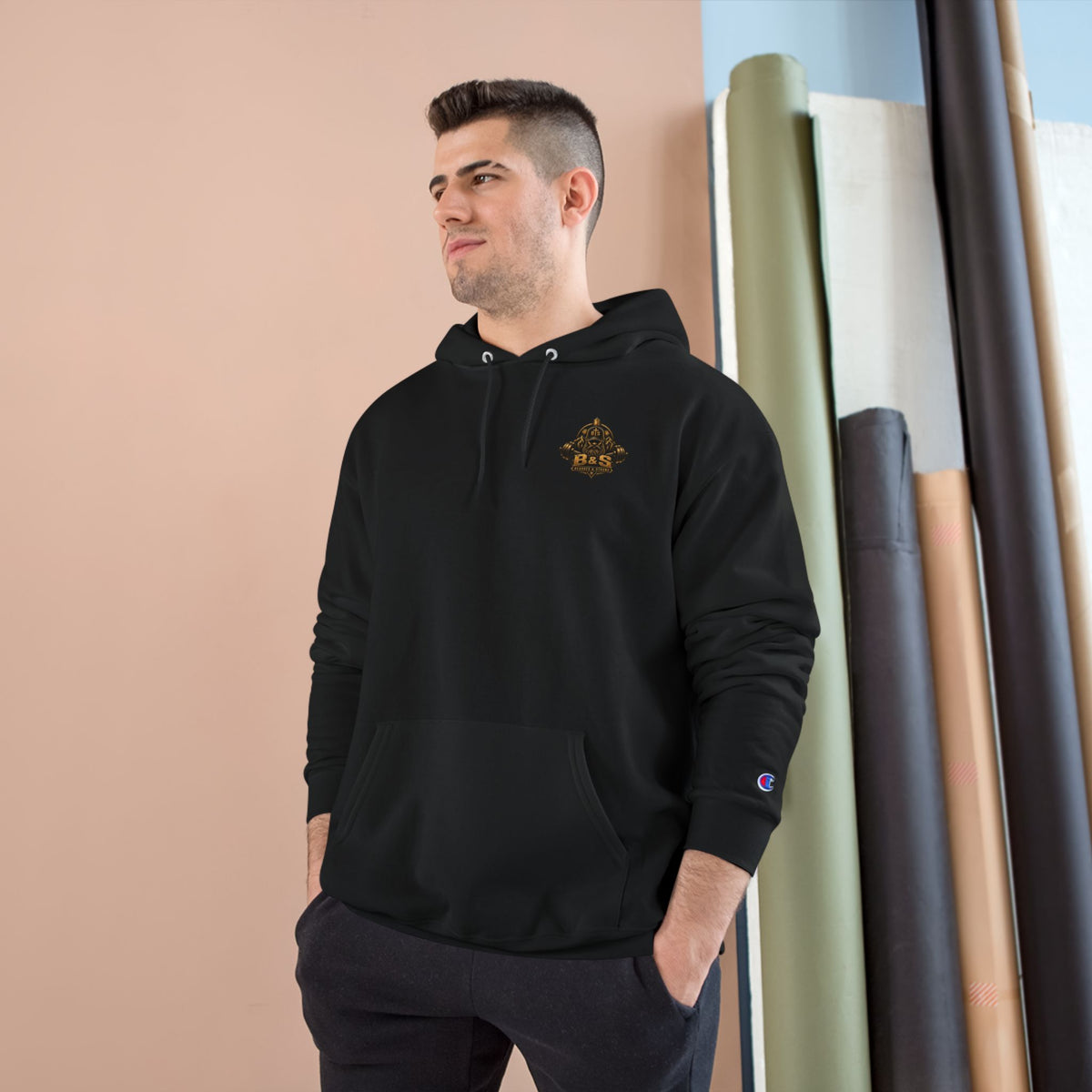 Champion Hoodie — "Every Eye Will See" Graphic Pullover