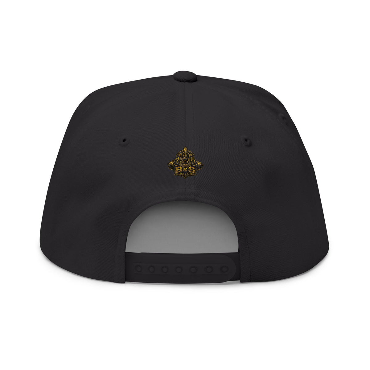 Bearded & Strong Embroidered Flat Bill Cap — Men's Fitness Christian Trucker Hat