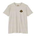 Bearded & Strong — Iron Sharpens Iron Men’s Tee | Tan & Black