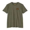 Bearded & Strong — Built Different | Forged by Faith Men’s Olive Tee
