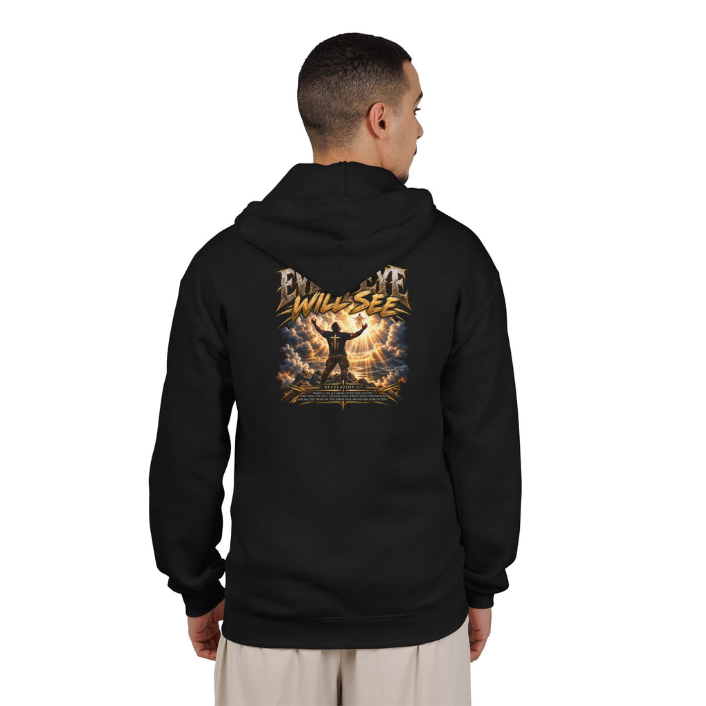 Heavy Metal Zip Hoodie — 'Wicker' Lightning Band Graphic