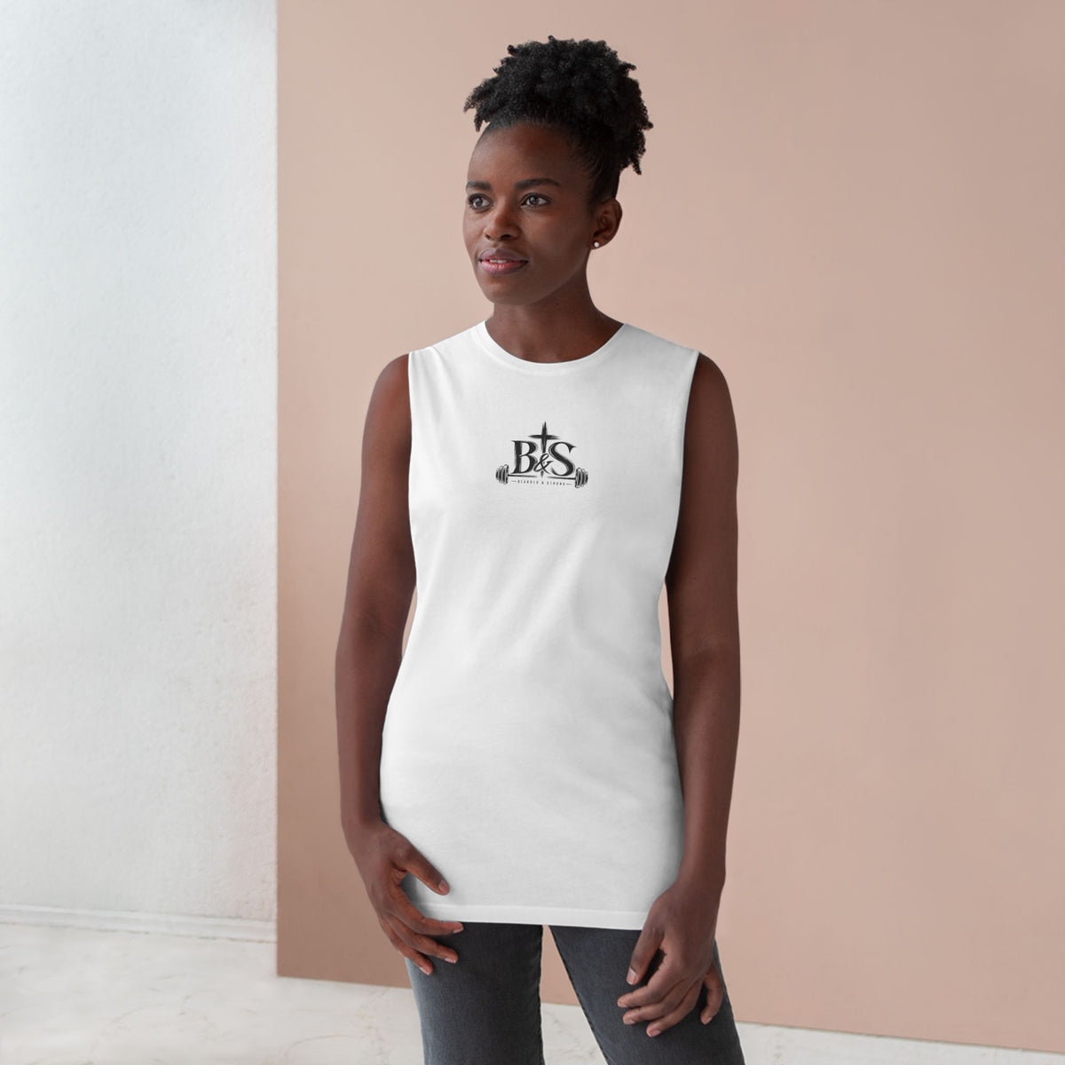 Barnard "Iron Sharpens Iron" Muscle Tank — Gym Weightlifting Fitness Tank Top