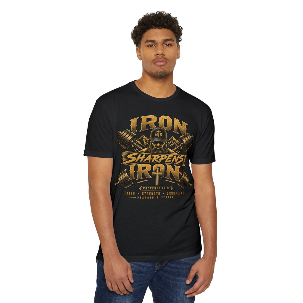 Iron Sharpens Iron – Faith • Strength • Discipline | Bearded & Strong