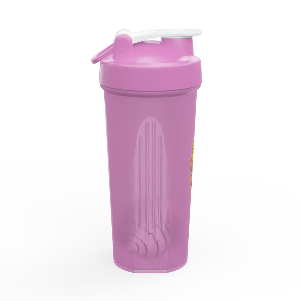 Protein Shaker Bottle with Bold 'BSS' Flame Graphic — Gym Fitness Blender Bottle