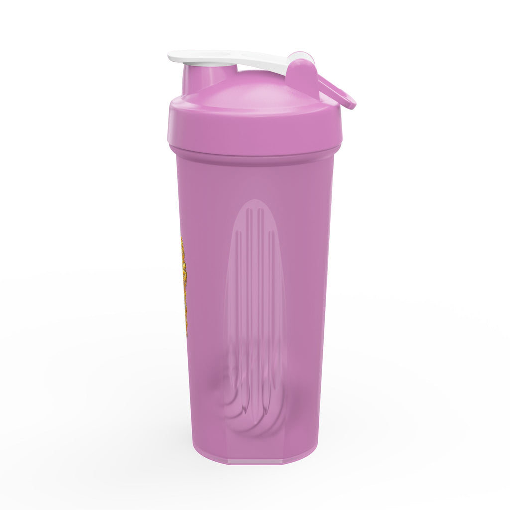 Protein Shaker Bottle with Bold 'BSS' Flame Graphic — Gym Fitness Blender Bottle